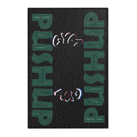 Motivational Gym Area Rug – Push-Up Design for Fitness Enthusiasts