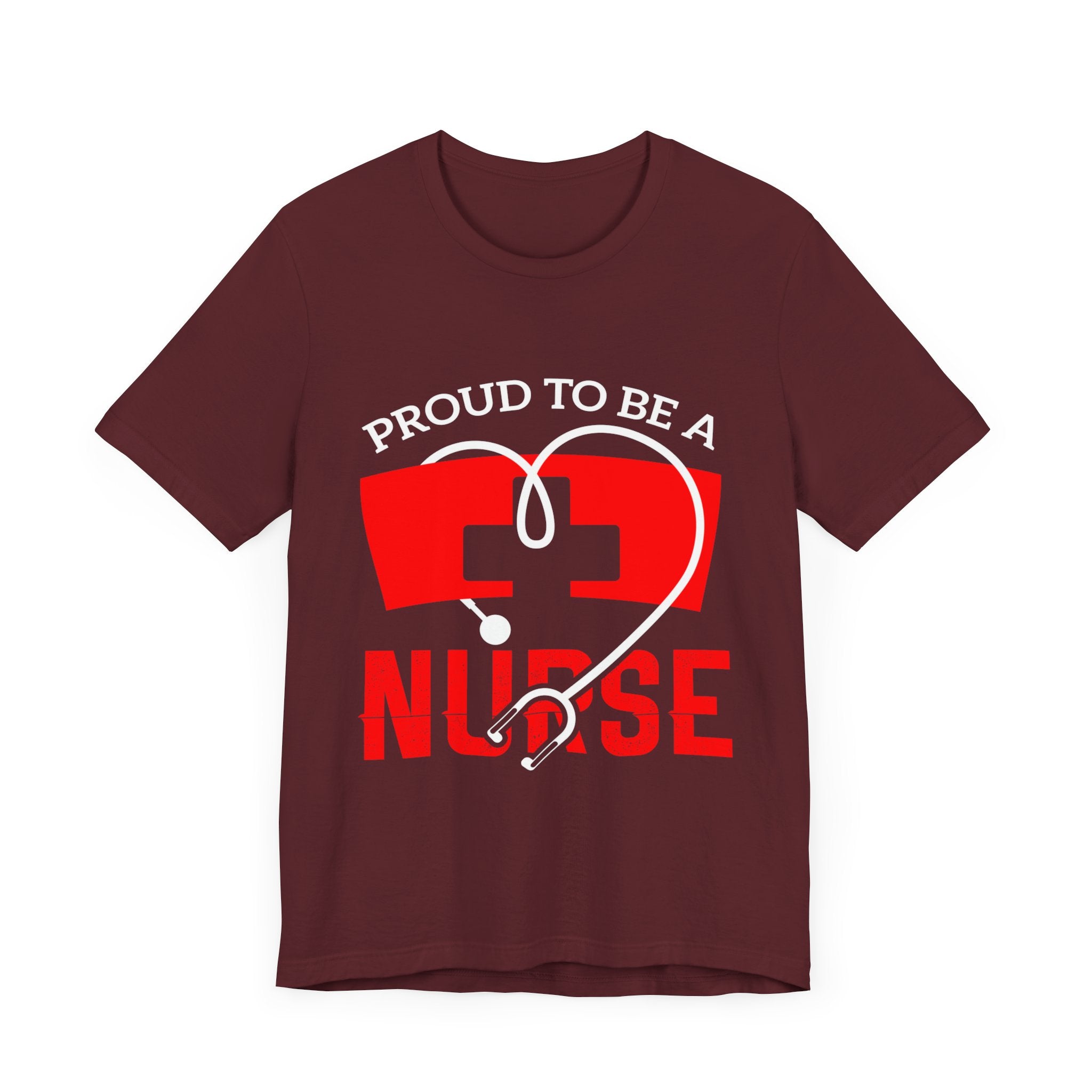 Fier d’être un tee-shirt unisexe infirmière 