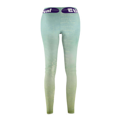 Faded Script Leggings