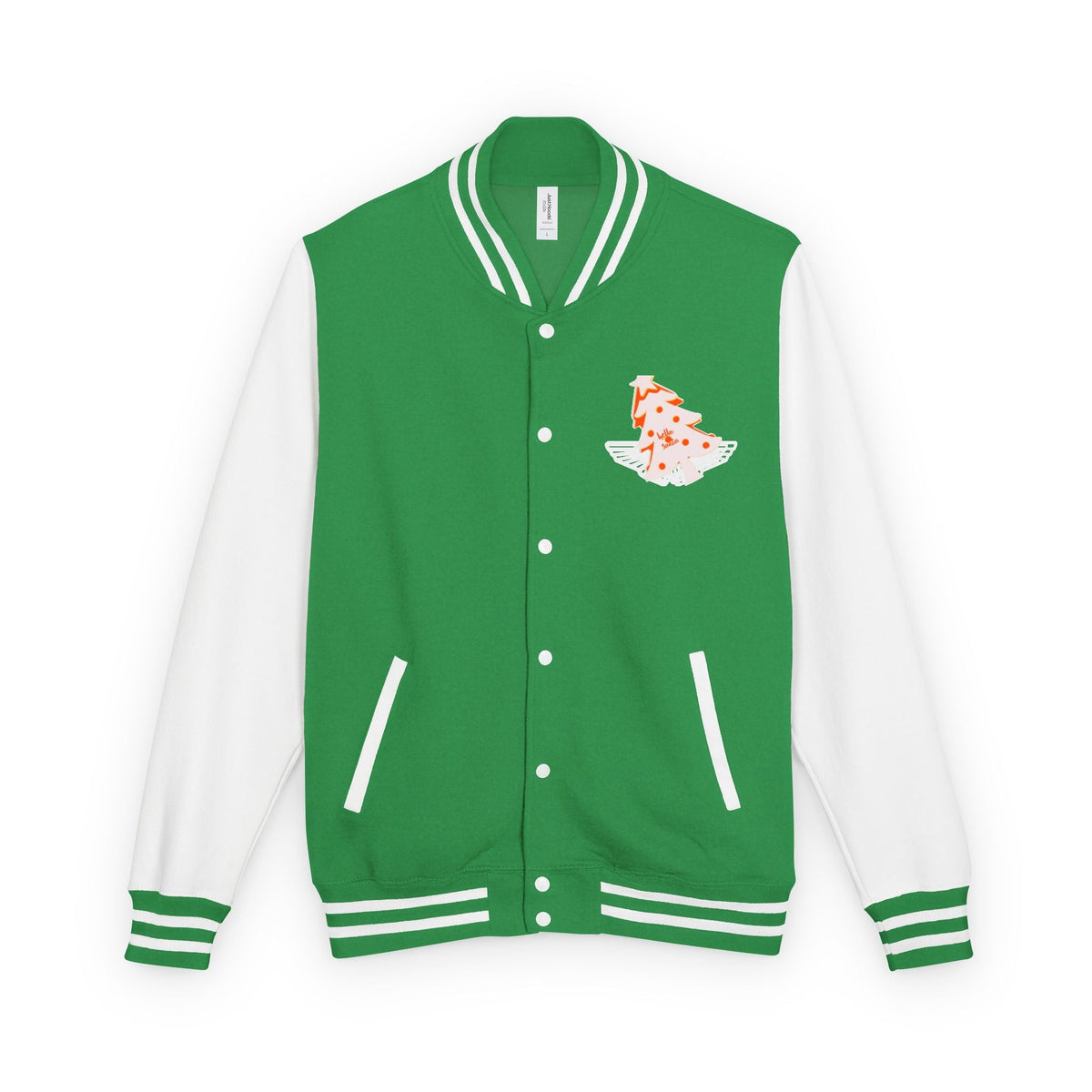 Letterman Jacket - 'hello santa' Design Printify