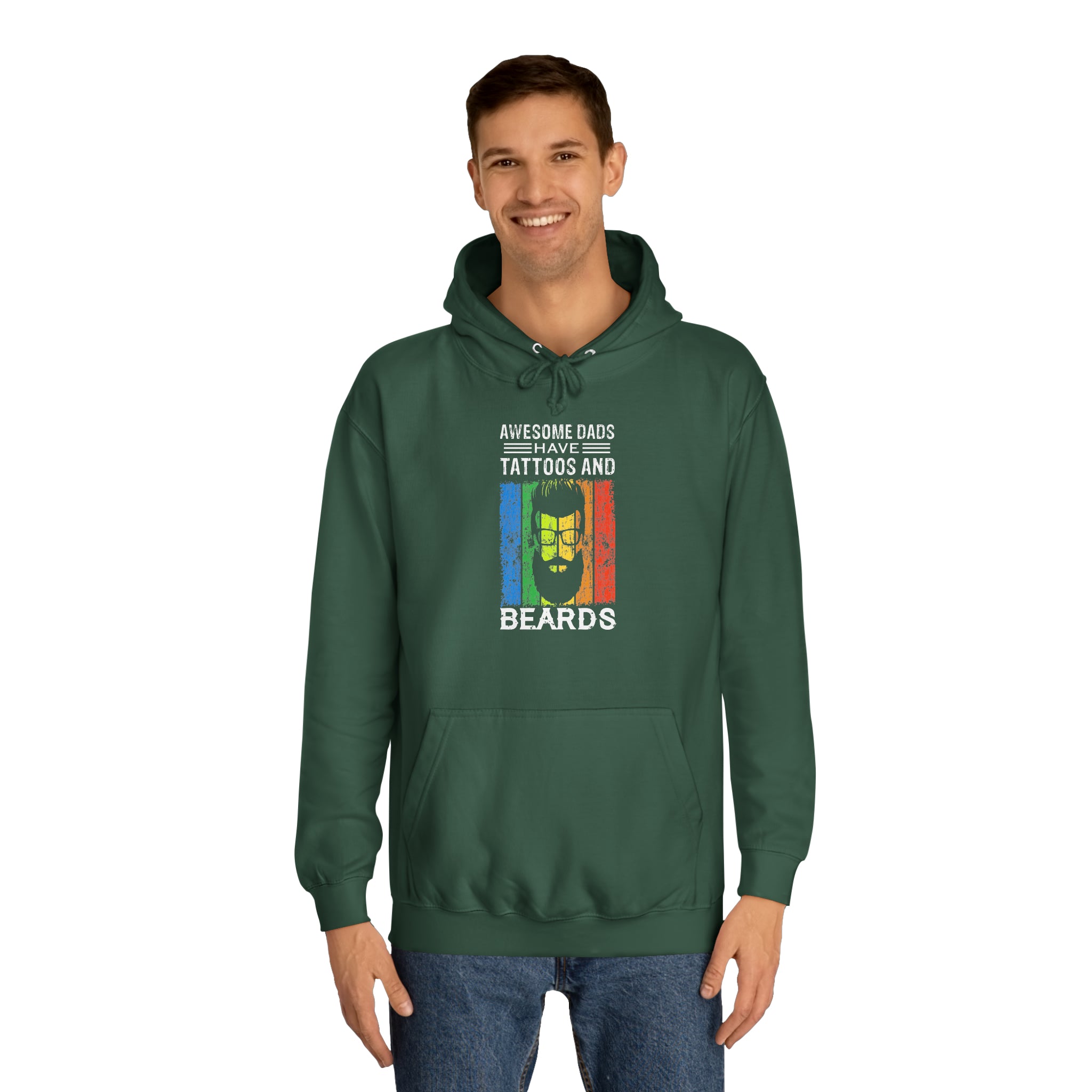 Sweat à capuche unisexe papas géniaux 