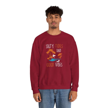 Salty Tides And Good Vibes Unisex Sweatshirt - RC’nSONS