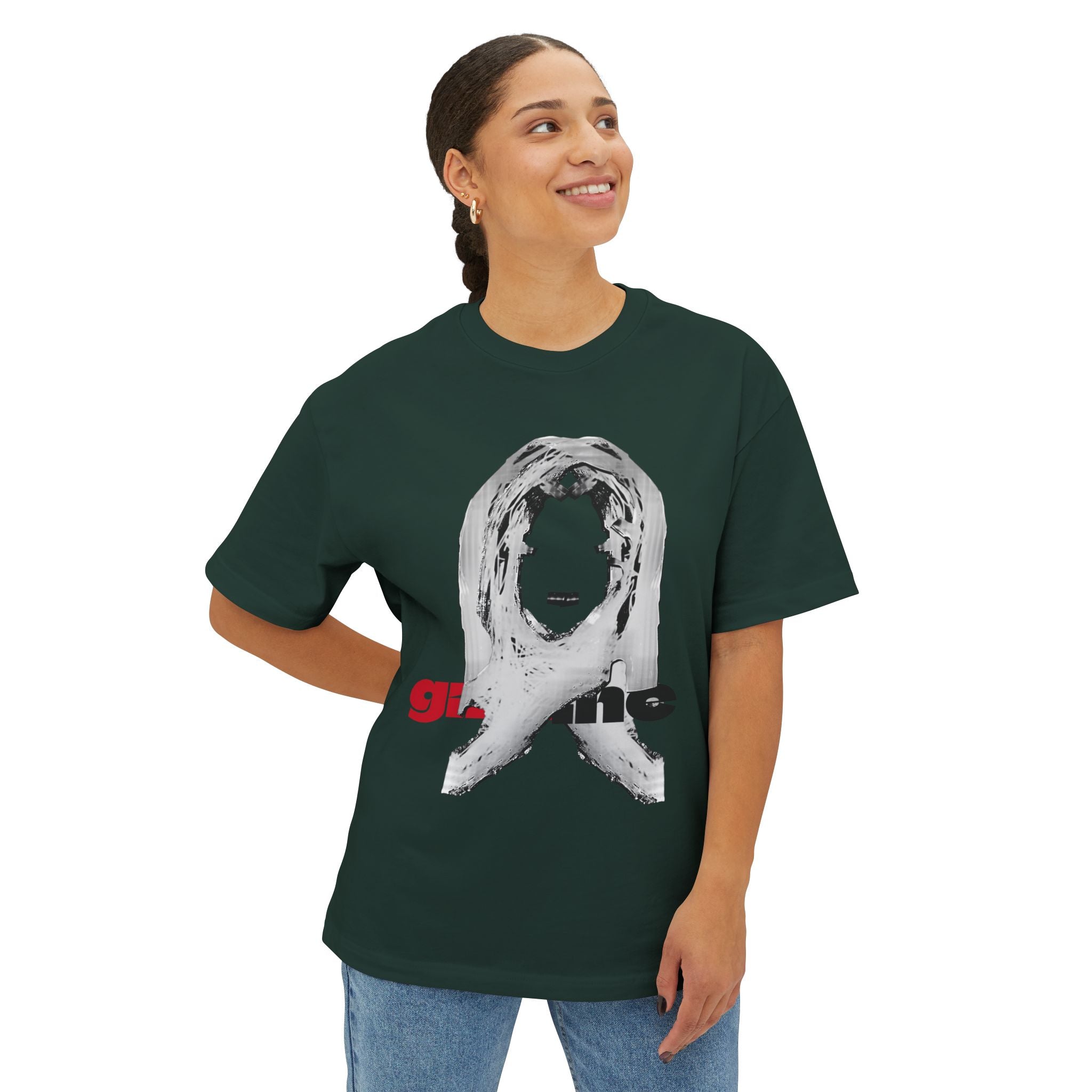 Oversized Boxy Tee - Unique Gine Design