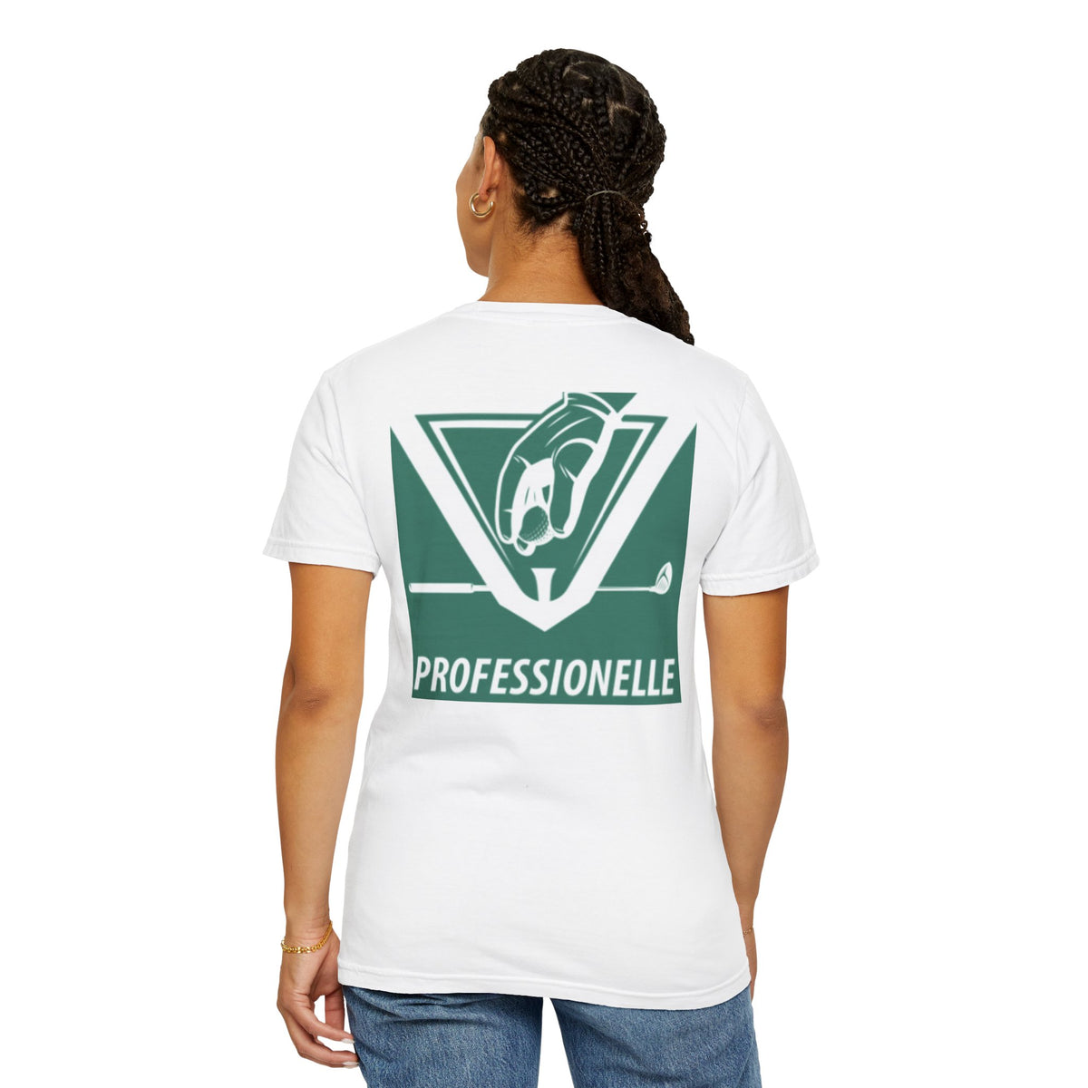 Golf Lover's Unisex Garment-Dyed T-Shirt - 'Professionnelle' Design