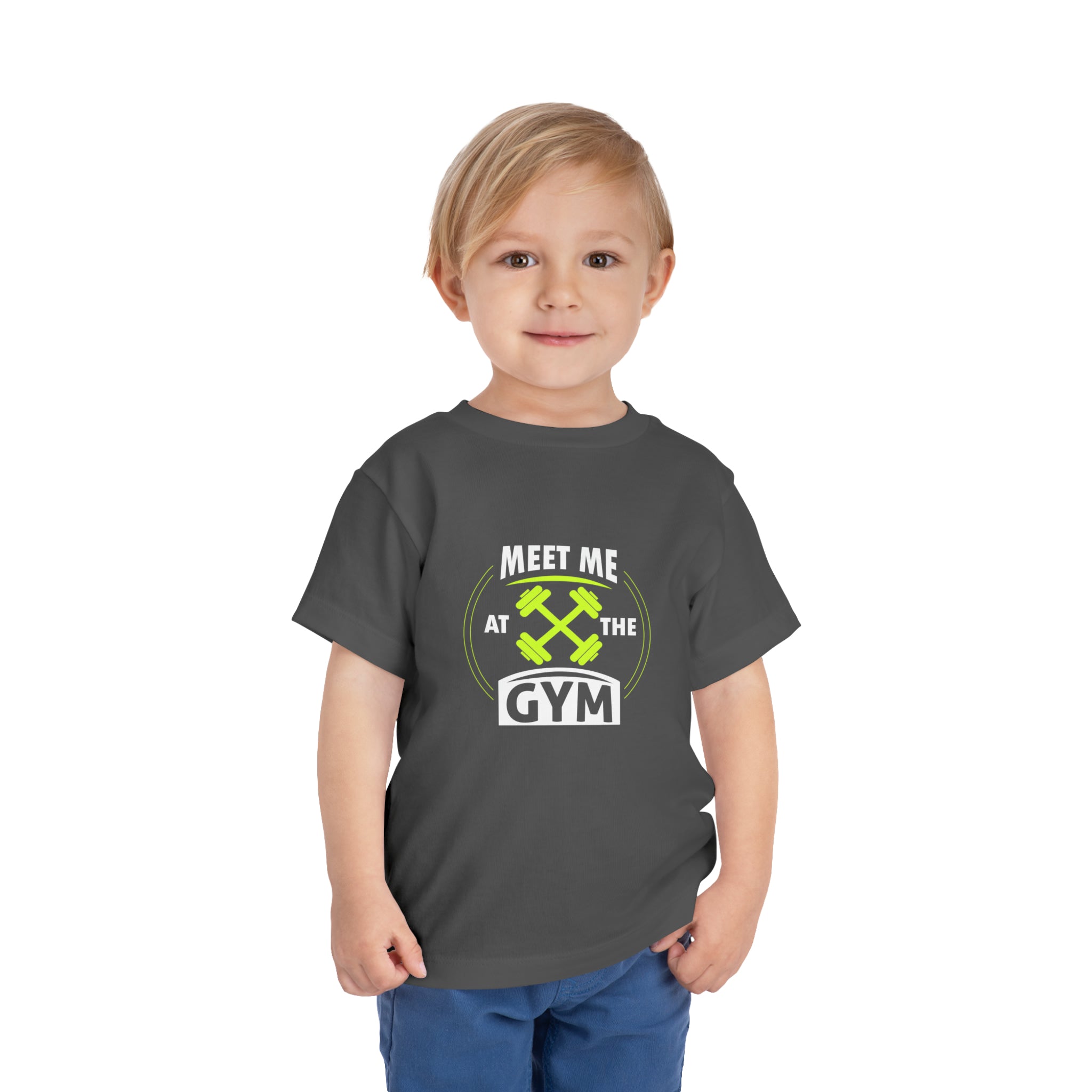 Rencontrez-moi au gymnase T-shirt pour tout-petits 