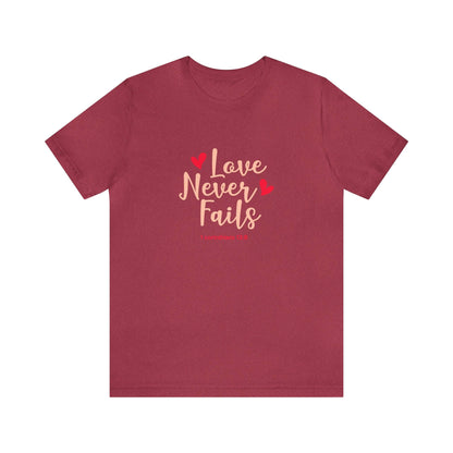 Love Never Fails Unisex Tee - RC’nSONS