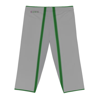 Stylish Women's Capri Leggings with Iconic Design - Perfect for Workout & Casual Wear