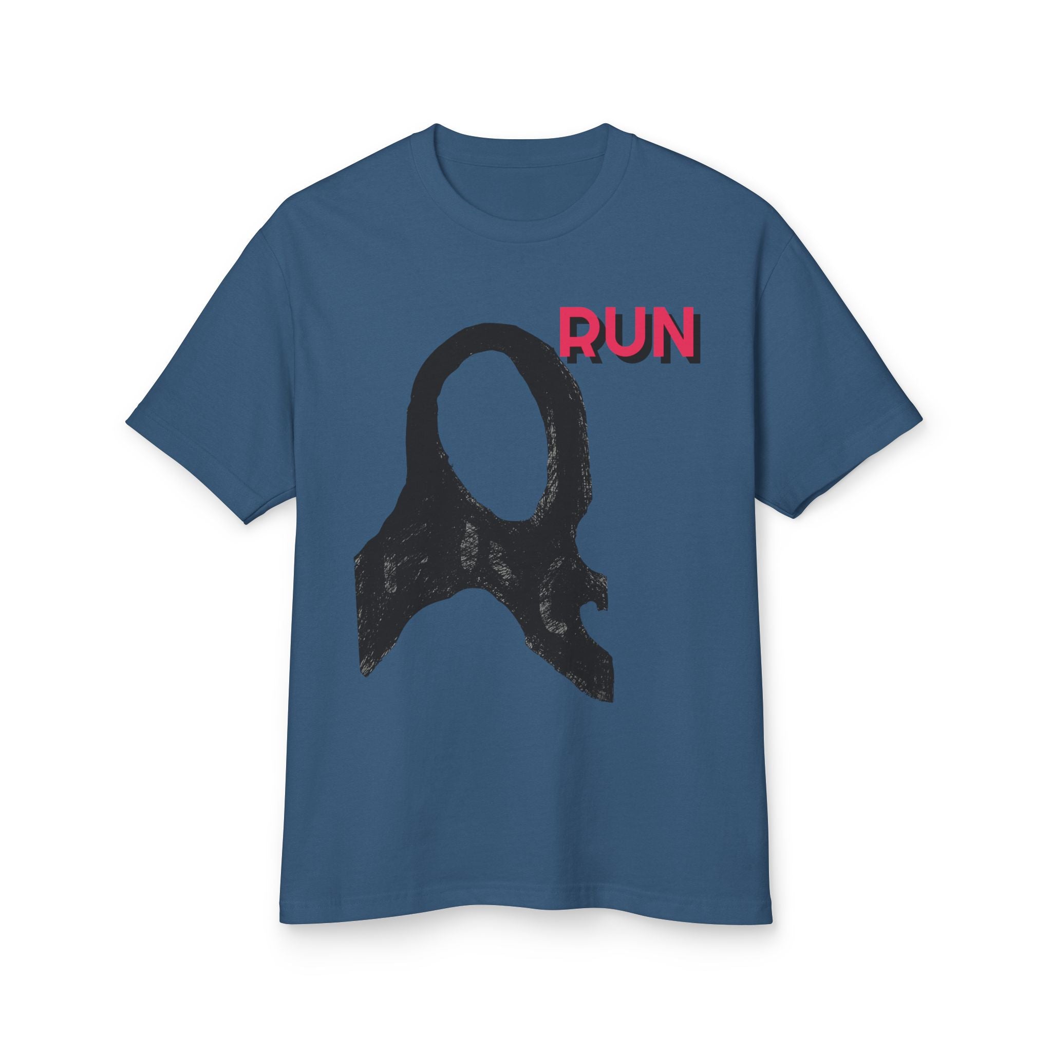 Casual Unisex Tee -  Run Graphic