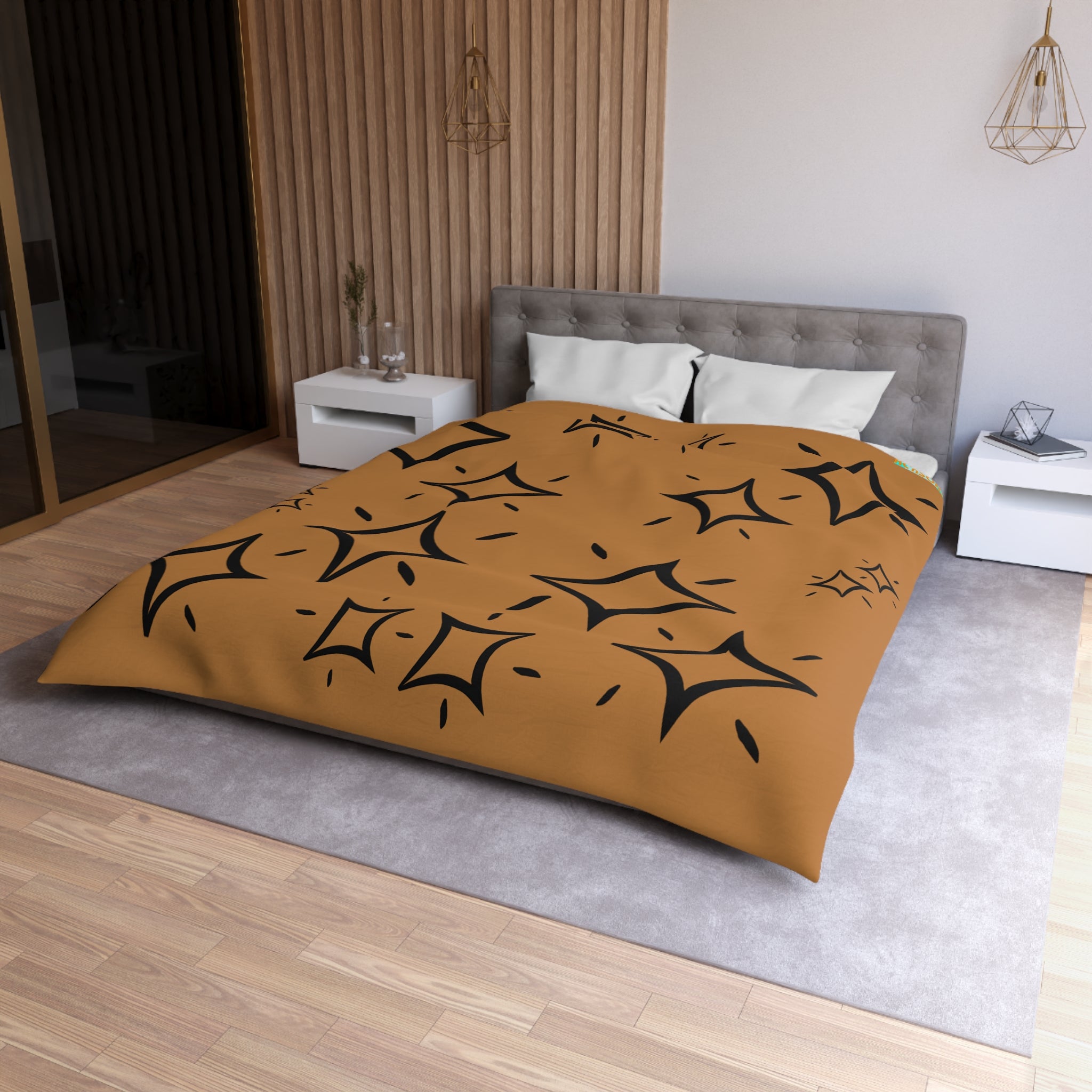 RCNSONS Microfiber Duvet 'Cube' Cover