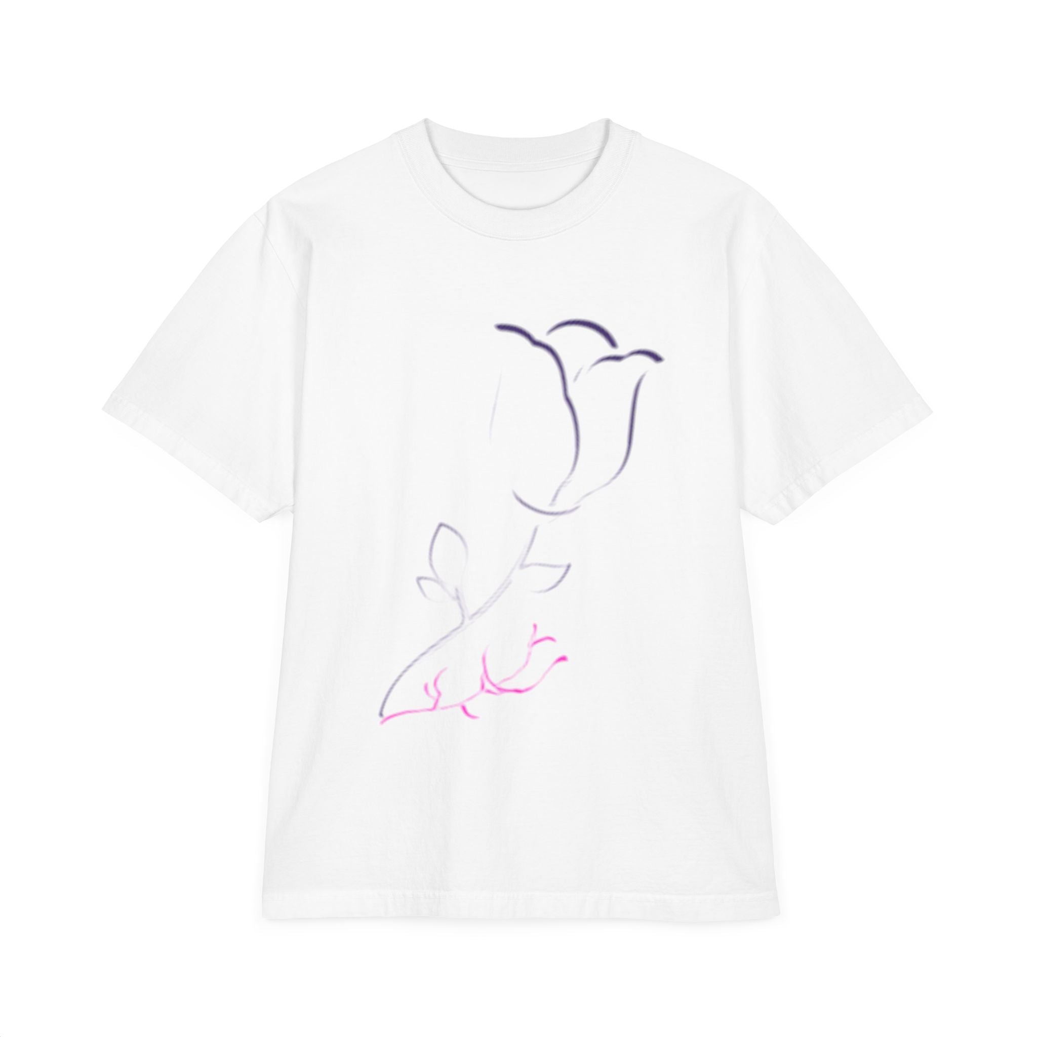 Floral Elegance Unisex T-Shirt - Perfect for Casual Days, Gift for Nature Lovers, Summer Outfit, Eco-Friendly Style
