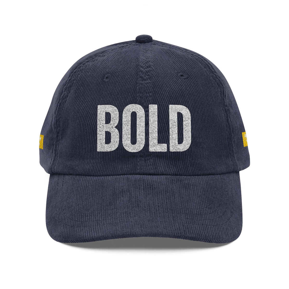 Bold Corduroy  Statement Hat, Embroidered Printify