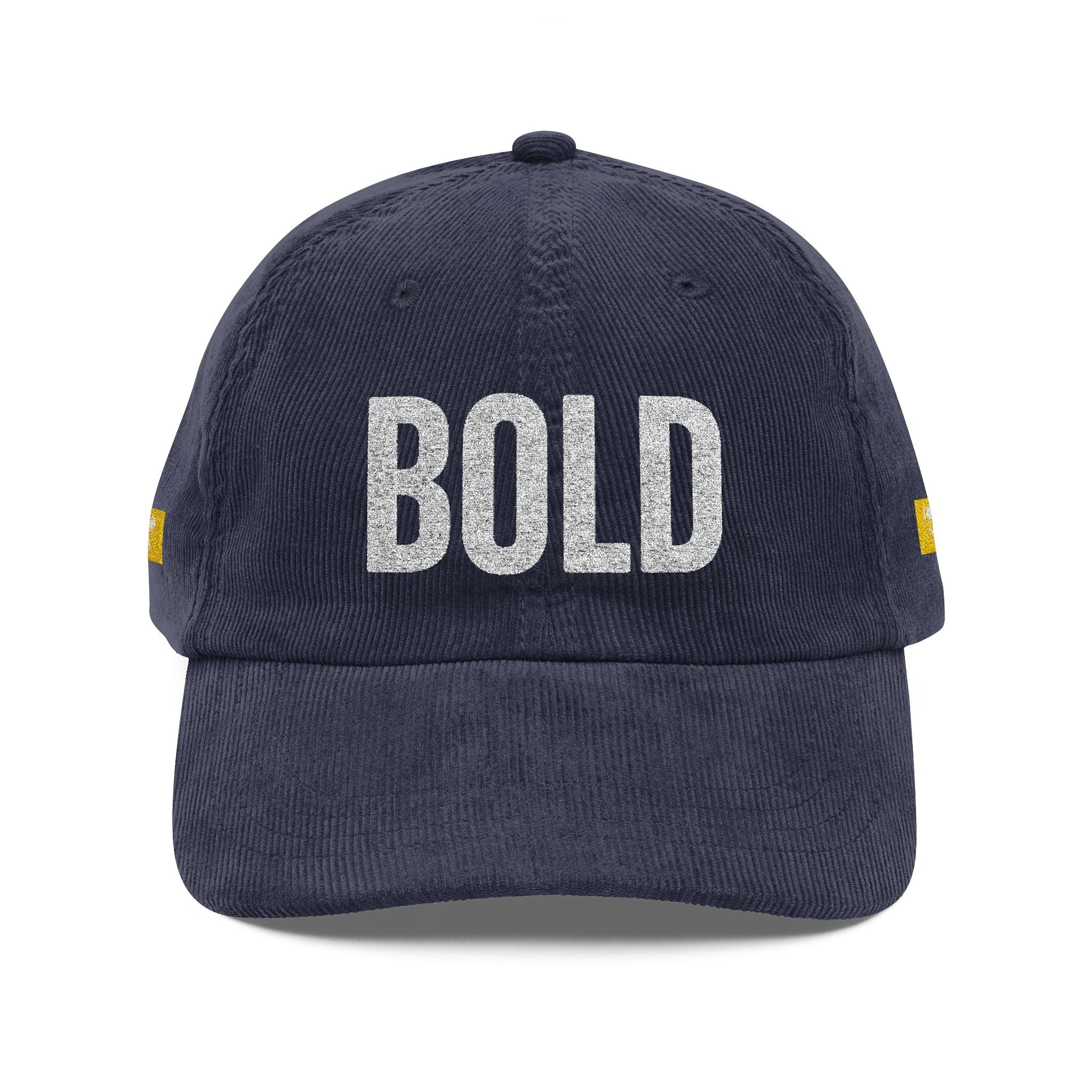 Bold Corduroy  Statement Hat, Embroidered Printify
