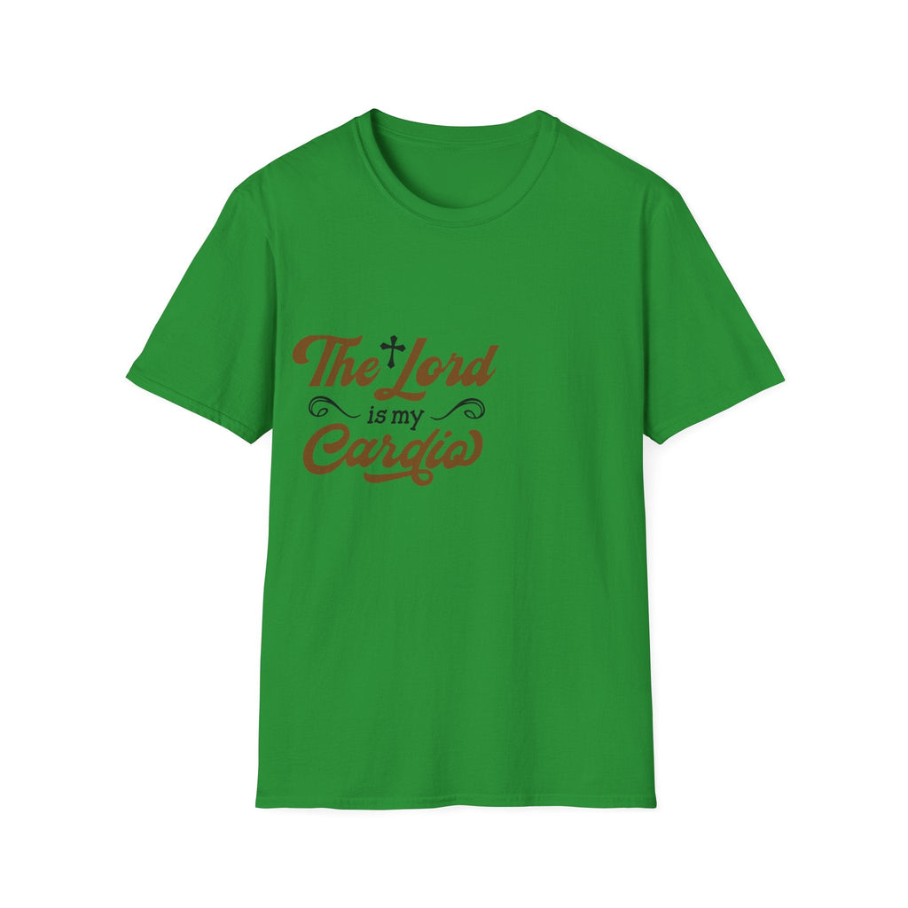 Faith-Inspired Unisex T-Shirt, The Lord is My Cardia, Christian Apparel, Spiritual Gift, Everyday Comfort Wear, Perfect for Church, [...] Printify