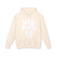 Big Raw Unisex Lightweight Hooded Sweatshirt - Cozy Casual Wear, Perfect for Everyday Use, Gift for Friends, Trendy Hoodie Printify