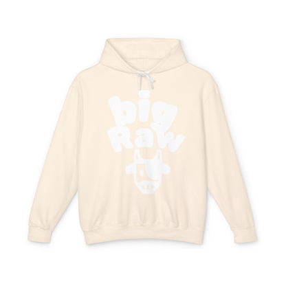 Big Raw Unisex Lightweight Hooded Sweatshirt - Cozy Casual Wear, Perfect for Everyday Use, Gift for Friends, Trendy Hoodie Printify