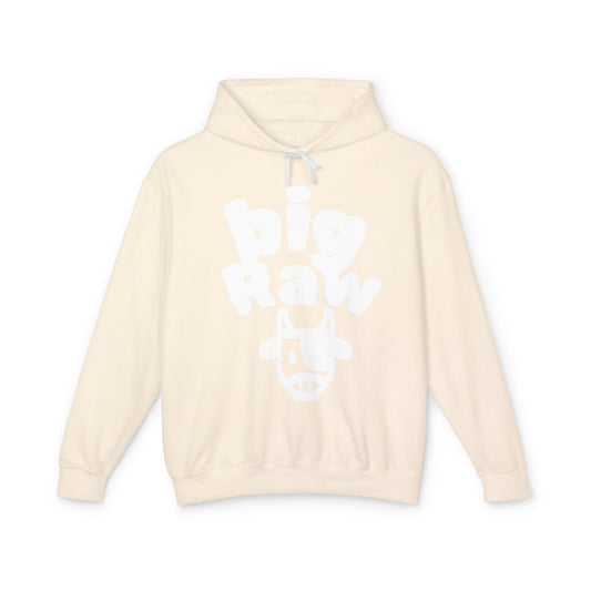 Big Raw Unisex Lightweight Hooded Sweatshirt - Cozy Casual Wear, Perfect for Everyday Use, Gift for Friends, Trendy Hoodie Printify