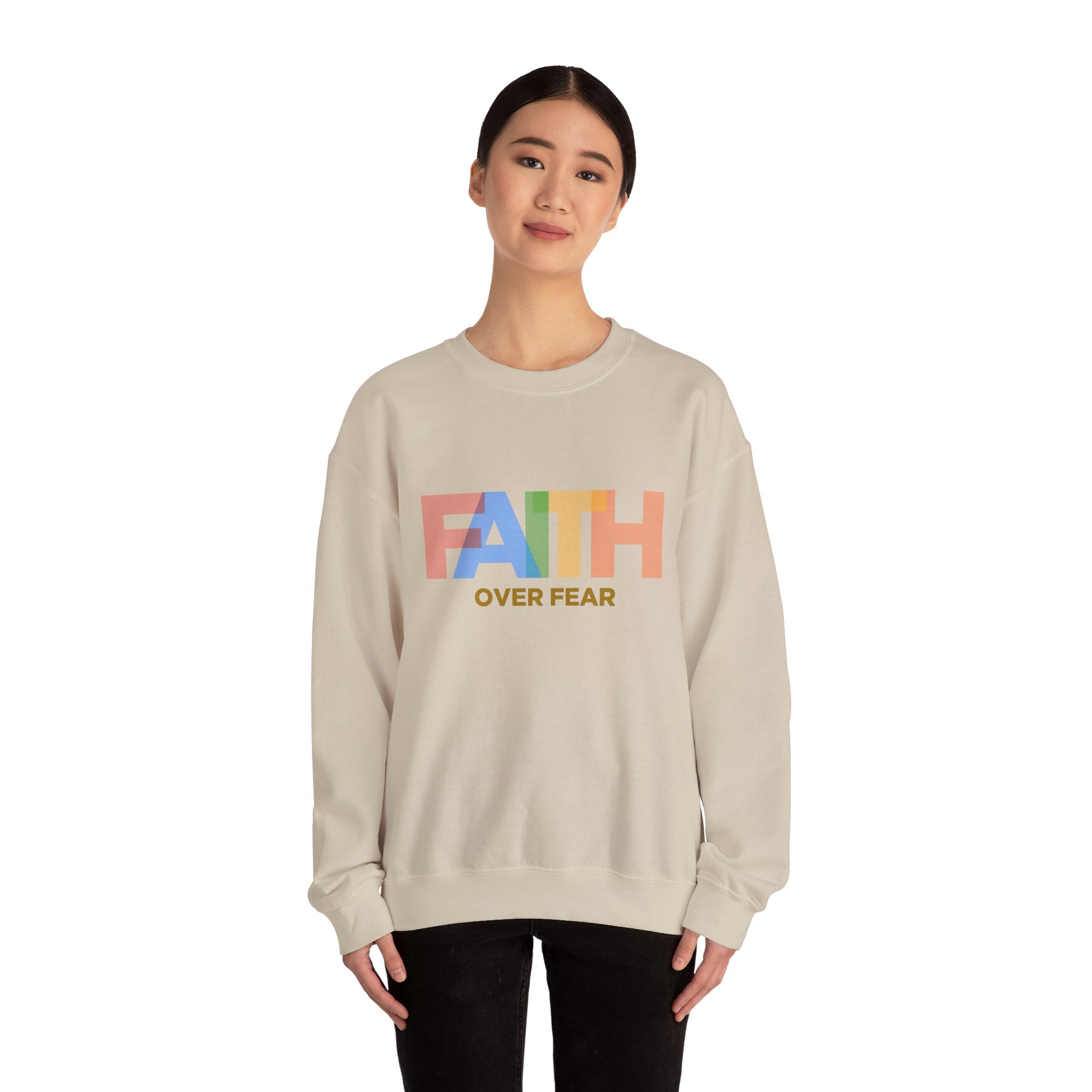 Sweat-shirt unisexe Faith Over Fear 