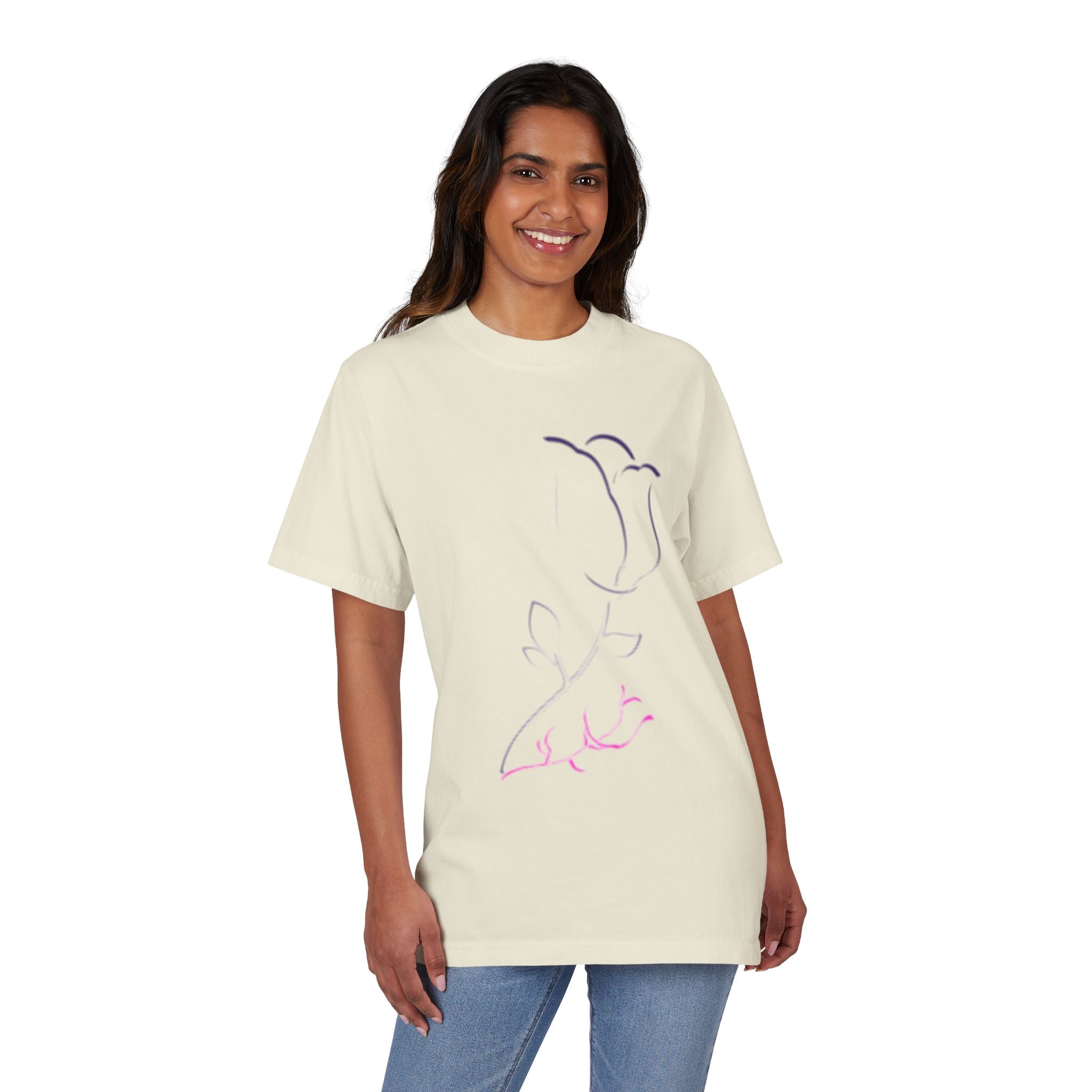 Floral Elegance Unisex T-Shirt - Perfect for Casual Days, Gift for Nature Lovers, Summer Outfit, Eco-Friendly Style