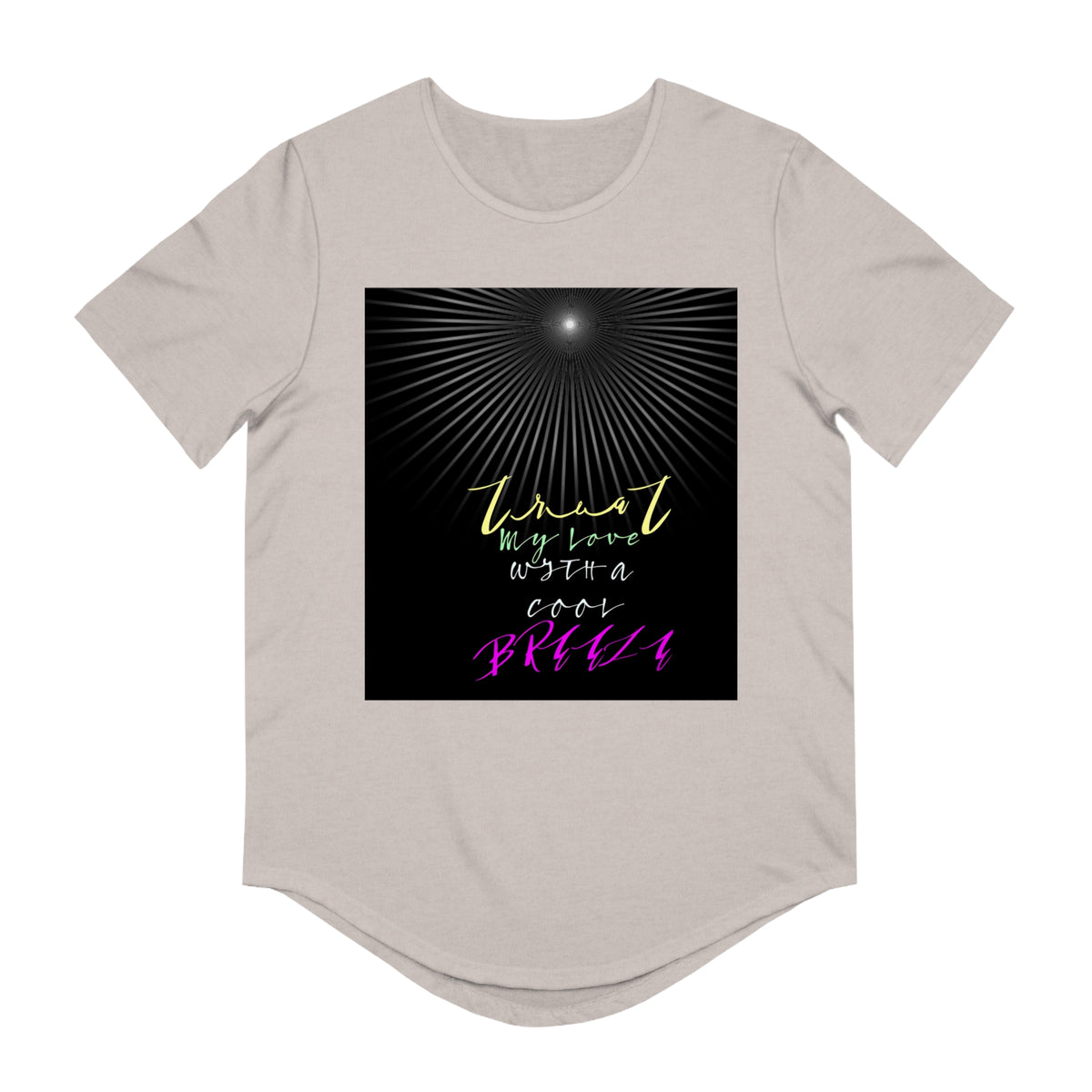 Men's Jersey Curved Hem Tee