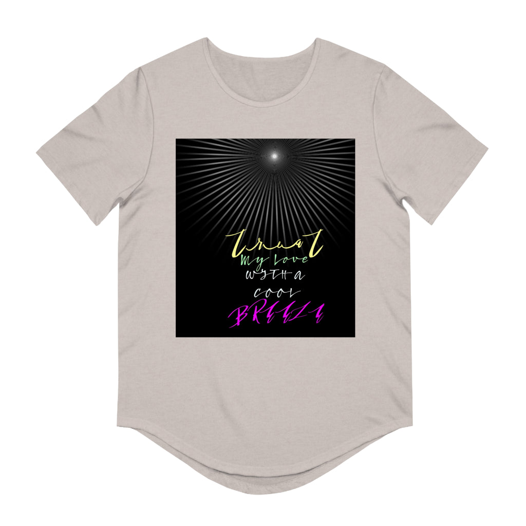 Men's Jersey Curved Hem Tee