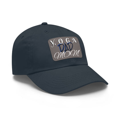 Yoga Dad Hat with Leather Patch - Casual Style for Active Parents
