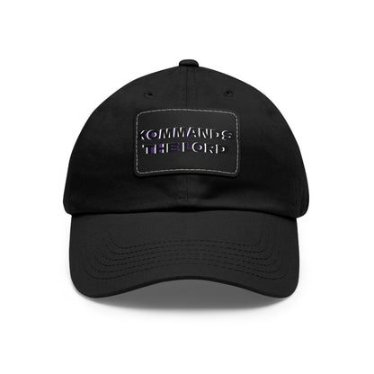 Dad Hat - Kommands The Lord Leather Patch Cap