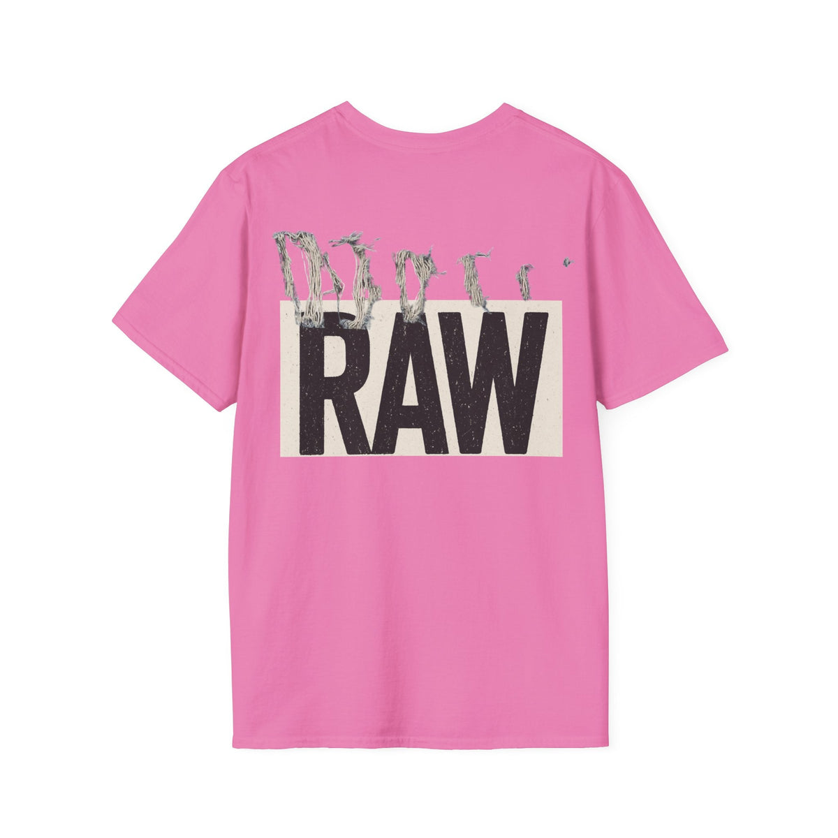 RAW Unisex Softstyle T-Shirt - Casual Graphic Tee for Everyday Wear, Perfect for Gift Giving, Streetwear, Summer Outfits Printify
