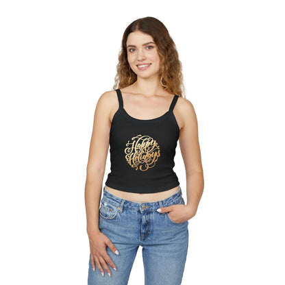 Tank Top - Happy Holiday Print
