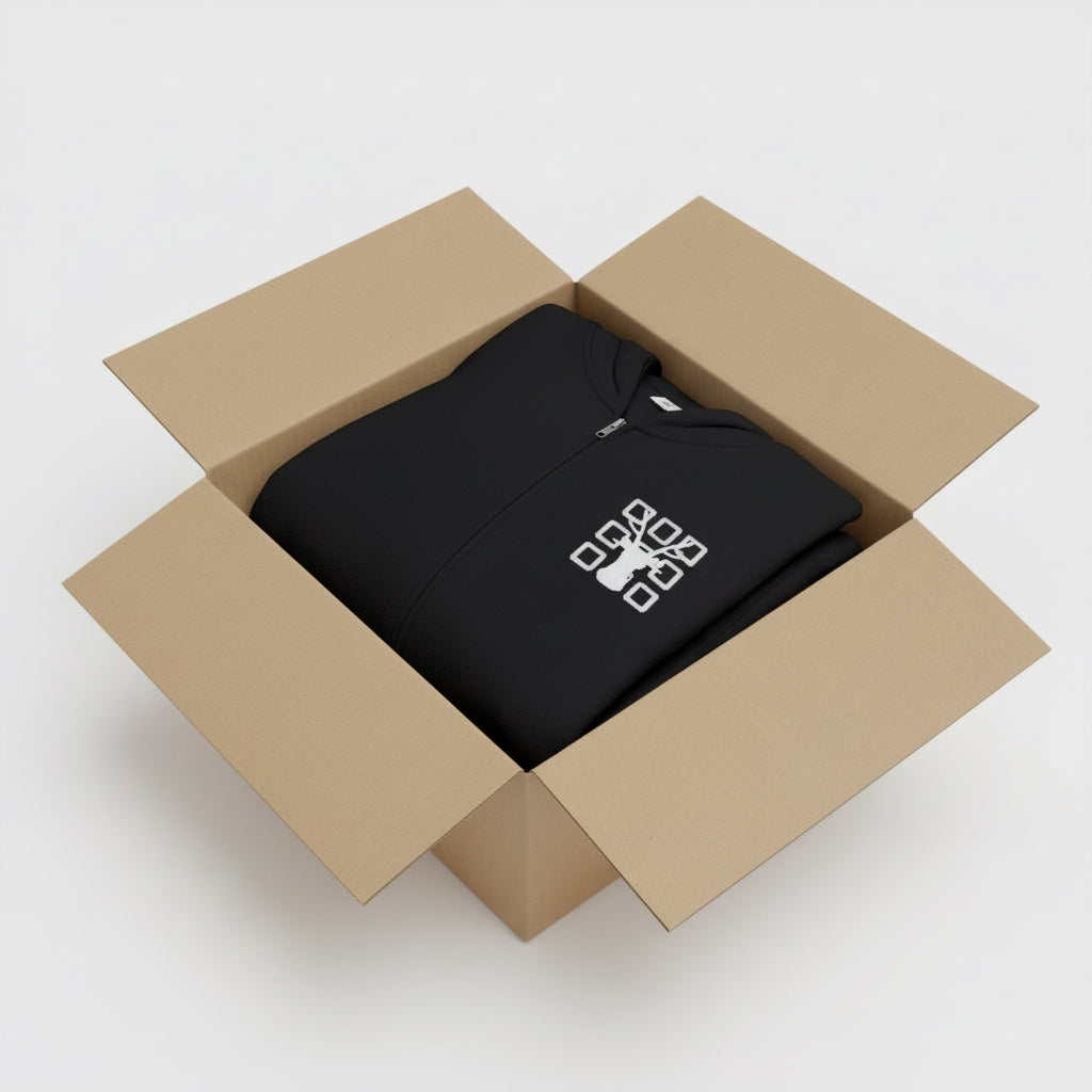 Stylish Unisex Fleece Zip Up Hoodie Printify