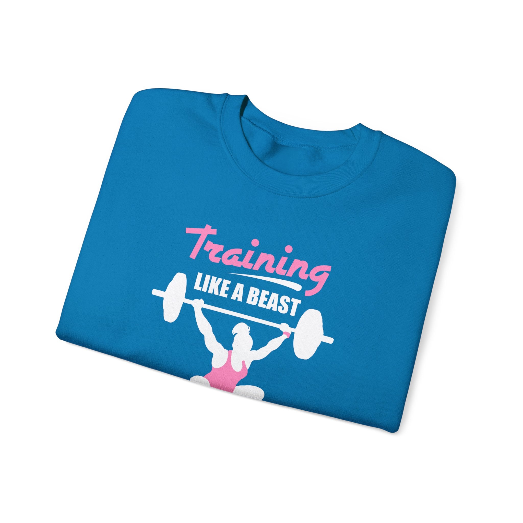 S’entraîner comme un sweat-shirt unisexe bête 
