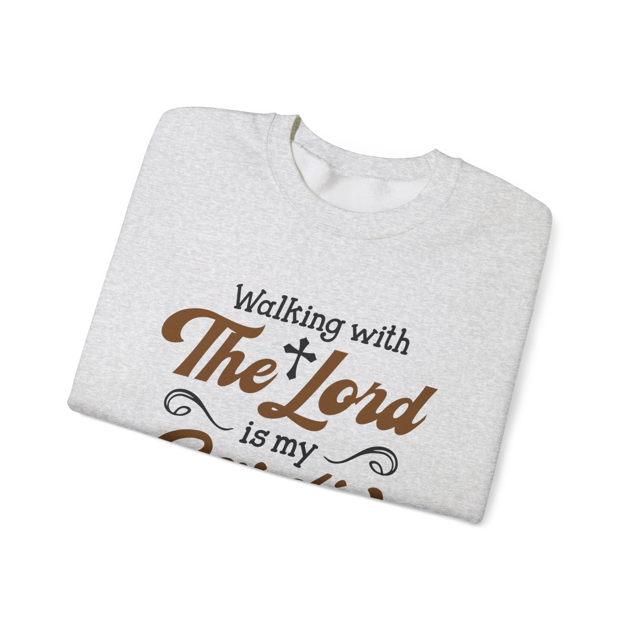 Marcher avec le Seigneur est un sweat-shirt unisexe cardial 