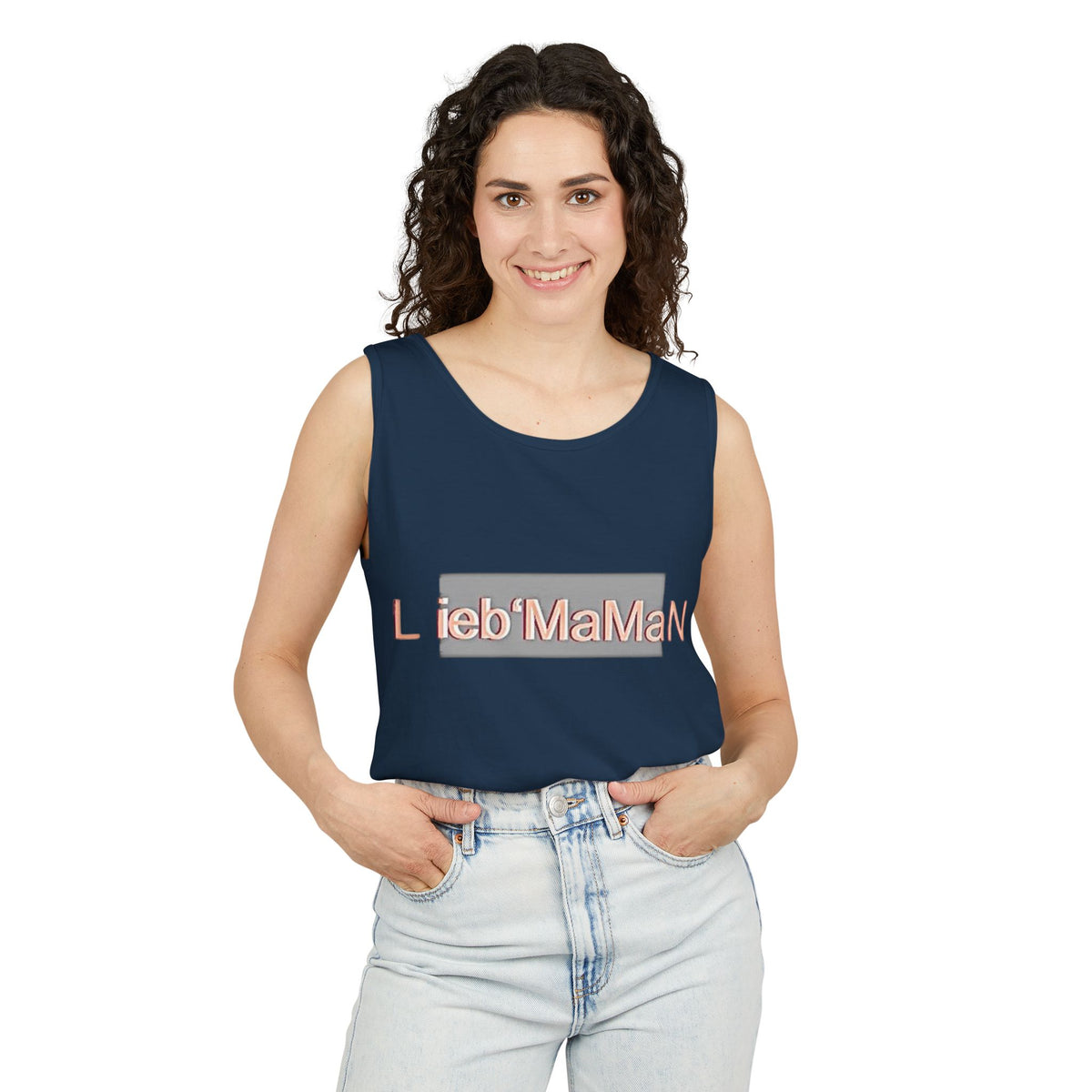 Lieb'MaMan Unisex Garment-Dyed Tank Top - Stylish and Comfortable Summer Wear
