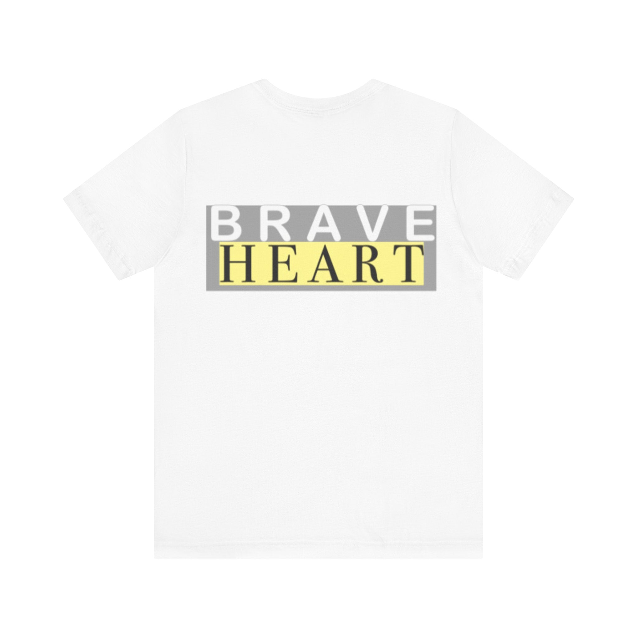 Brave Heart Unisex Tee, Inspirational T-Shirt, Gift for Champions, Casual Wear, Motivational Apparel