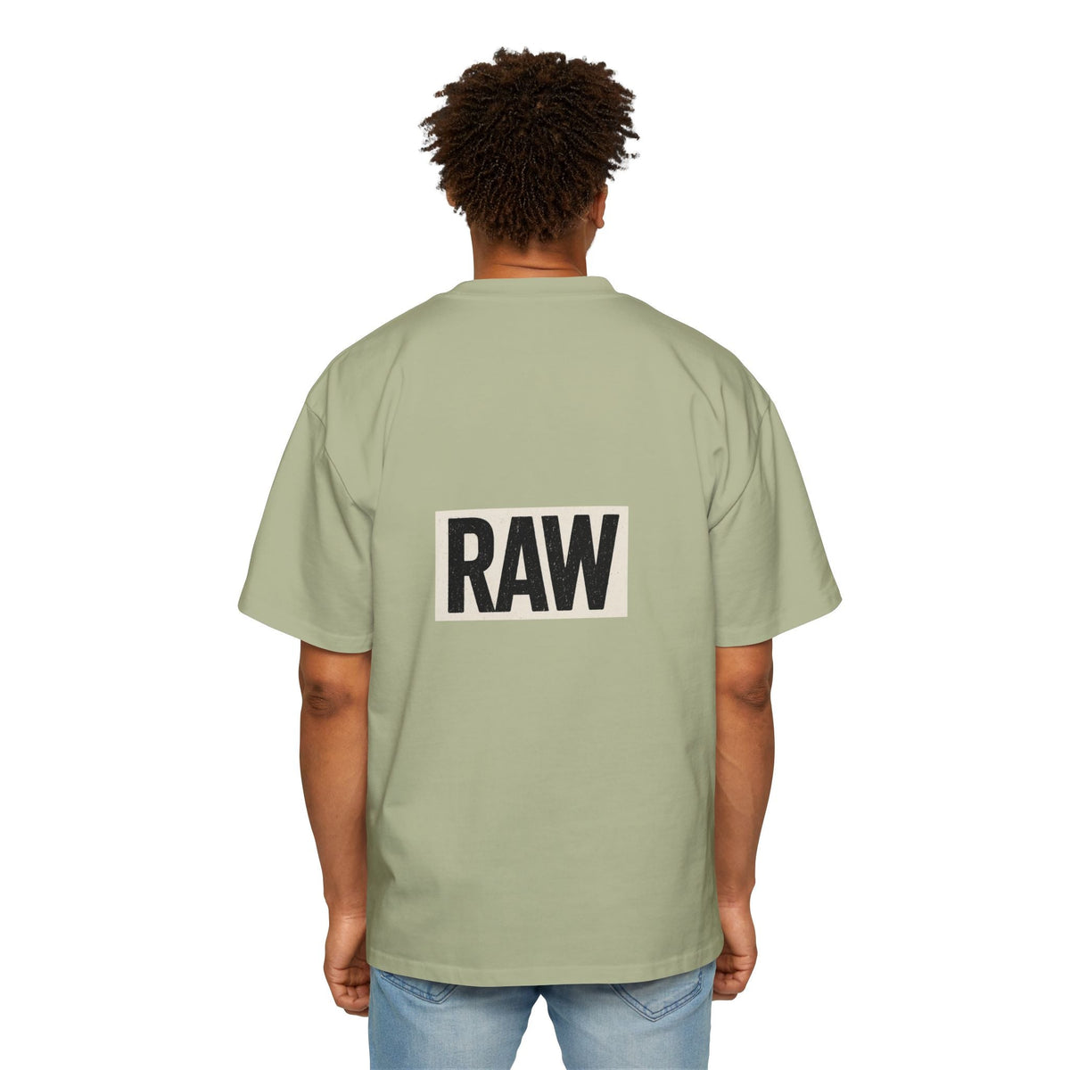 Oversized Tee - Raw Unique Design Printify