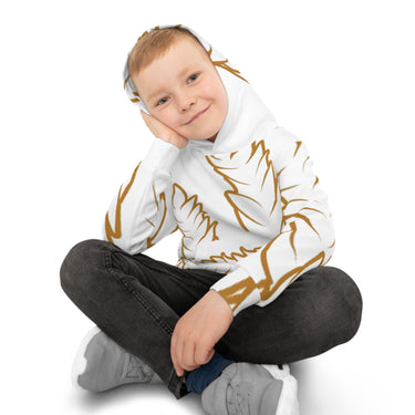 Rcnsons ‚Goldfedder’ Children's Hoodie (AOP)