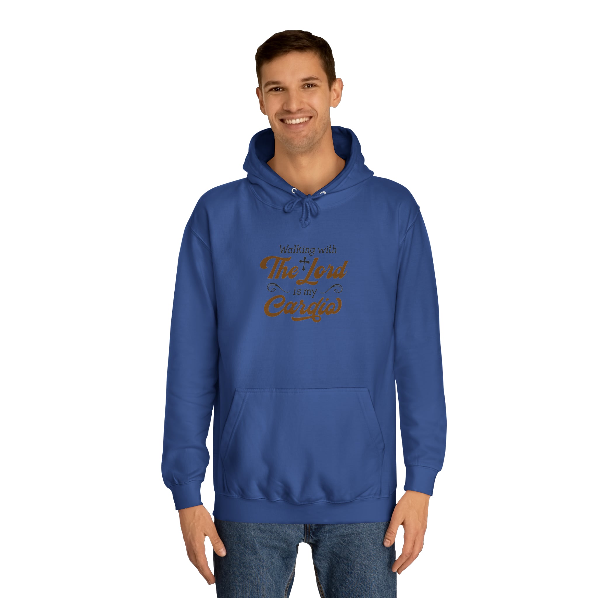 Marcher avec le sweat à capuche unisexe du Seigneur 