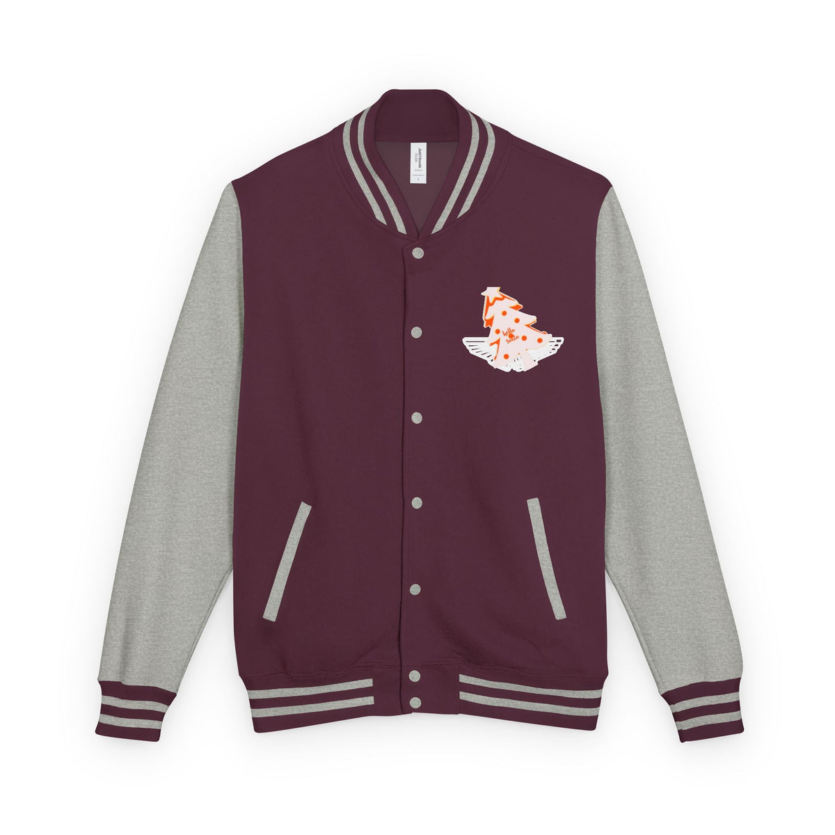 Letterman Jacket - 'hello santa' Design Printify
