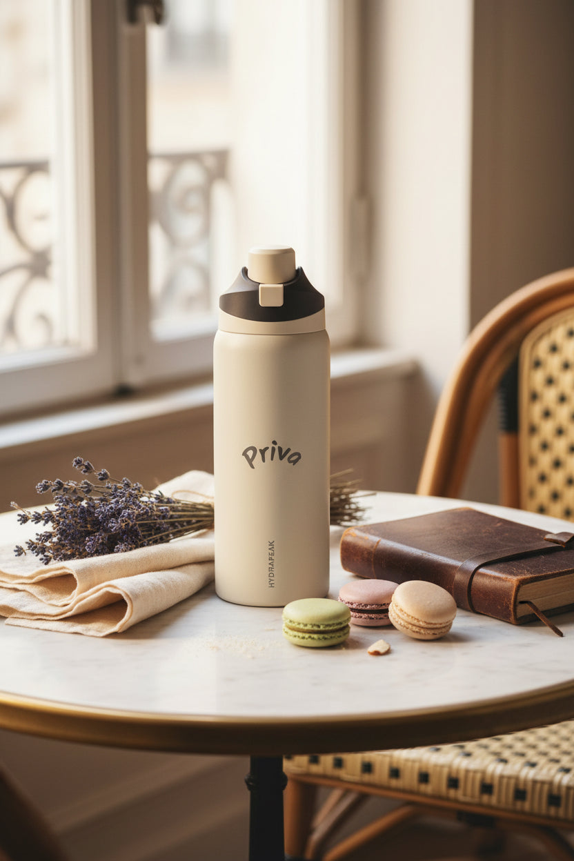 32oz Insulated Water Bottle — Leakproof Travel Hydration Bottle