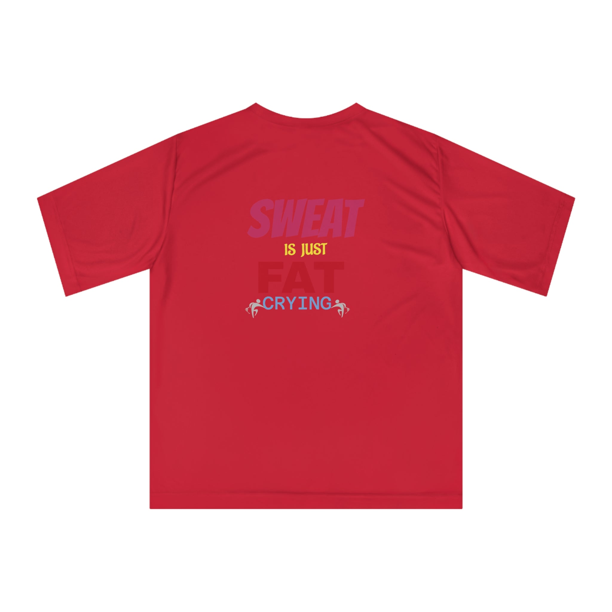 Motivational Fitness T-Shirt – Unisex Sweat is Just Fat Crying, Gym Apparel, Workout Shirt, Activewear, Gift for Fitness Enthusiasts Printify