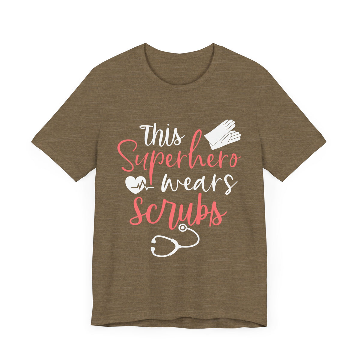 Ce super-héros porte un tee-shirt unisexe Scrubs 