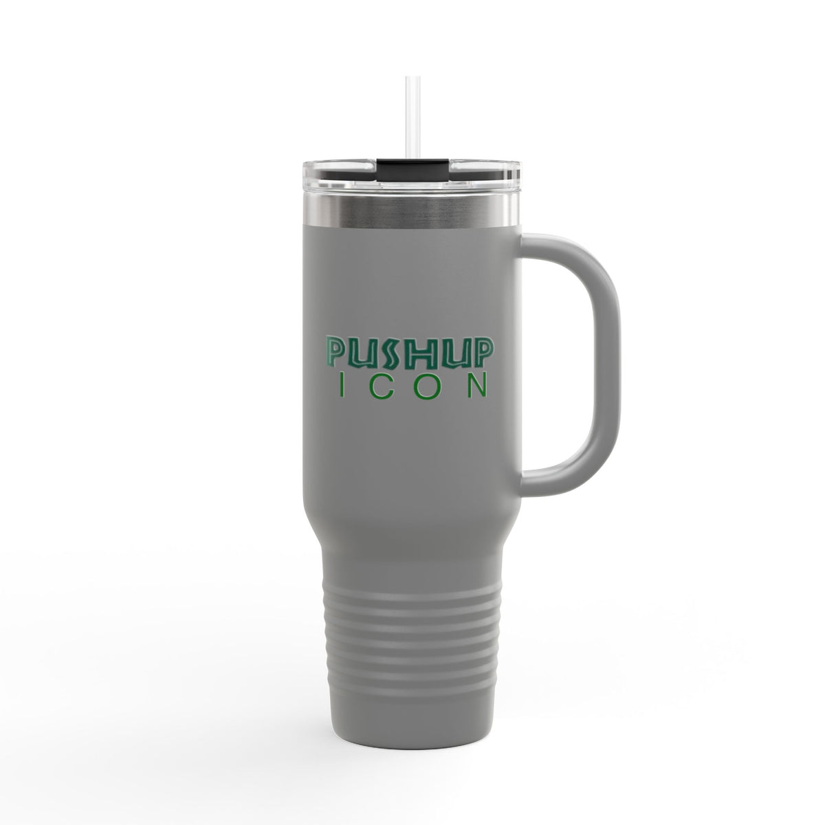 Inspirational Insulated Travel Mug - 40oz with Pushup Icon Design