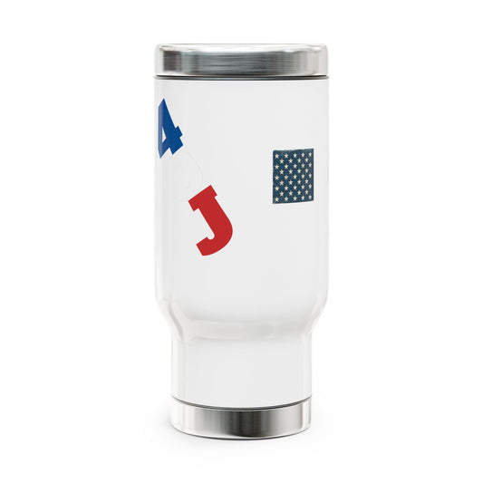 Vibrant Stainless Steel Travel Mug, Fun Coffee Tumbler for On-the-Go, Perfect for Gifts, Birthdays, and Road Trips Printify
