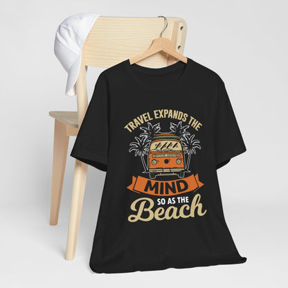 Unisex Travel Expands the mind Short Sleeve Tee
