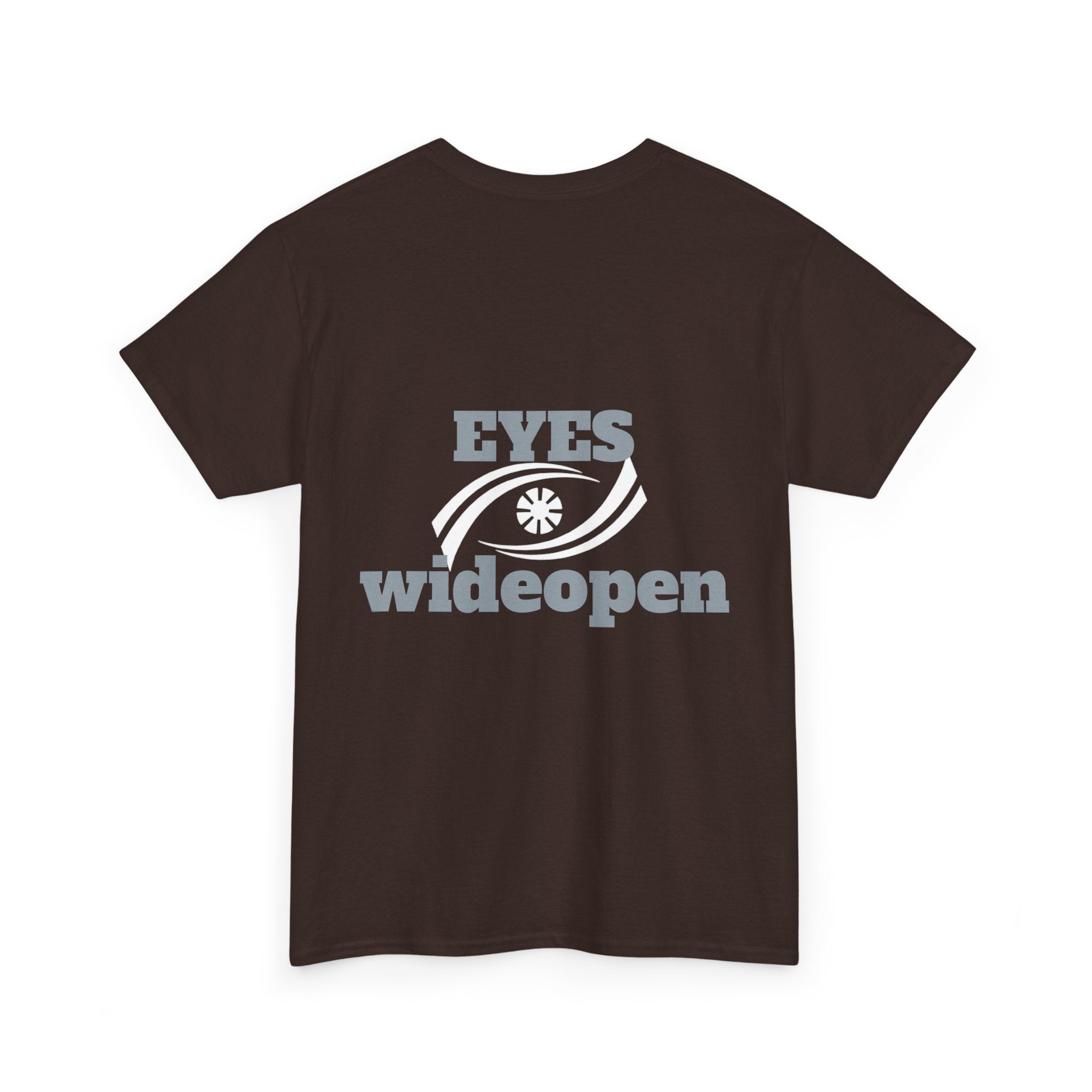 Eyes Wide Open Unisex Heavy Cotton Tee | Everyday Wear, Gift for Dreamers, Casual Shirt, Inspirational Apparel, Unisex T-Shirt Printify