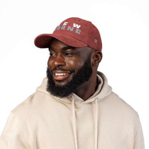 Cap Vintage Corduroy Embroidered Hat - New Borne Design Printify