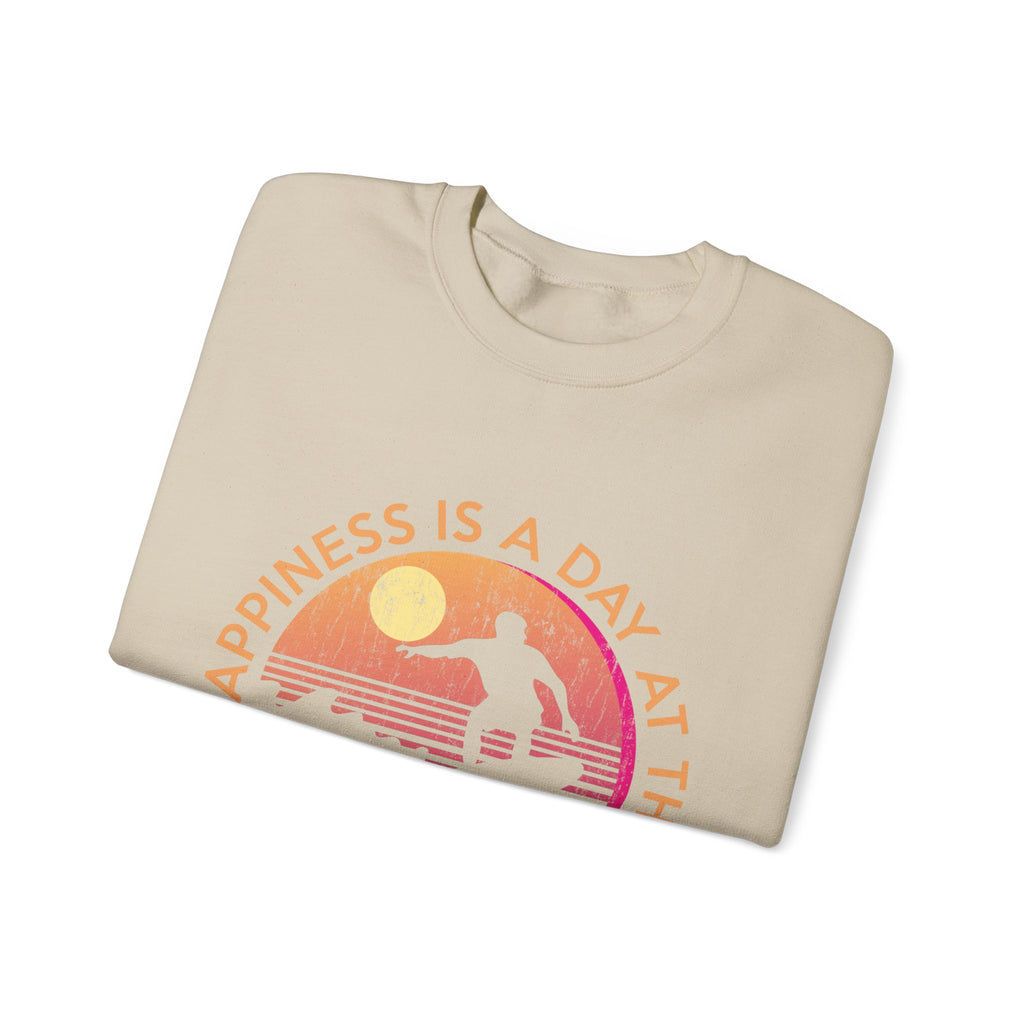 Le bonheur est une journée à la plage Sweat-shirt unisexe 
