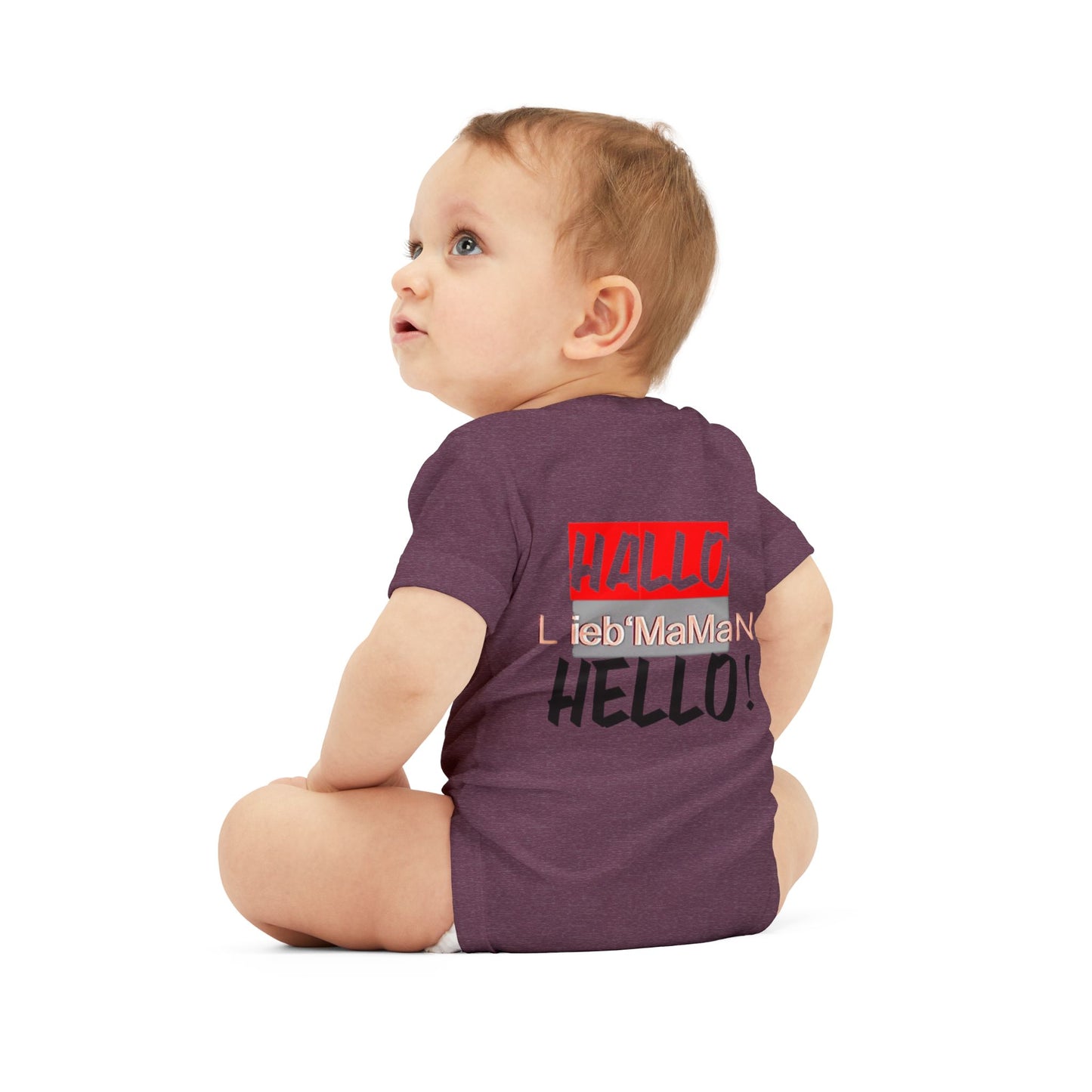 Hello Baby Bodysuit - Cute Multilingual Infant Jersey One Piece