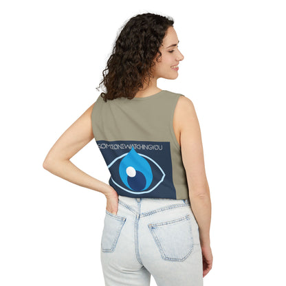 Tank Top Watching You Unisex Garment-Dyed