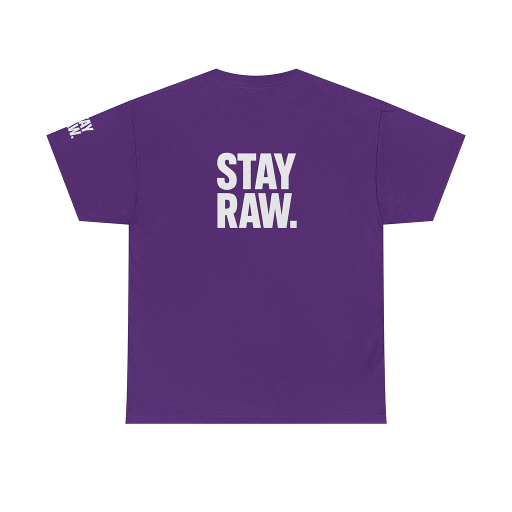 Raw Energy Unisex Tee - Stay Raw, Casual Wear, Street Style, Everyday Outfit, Graphic Tee, Gift for Him/Her Printify