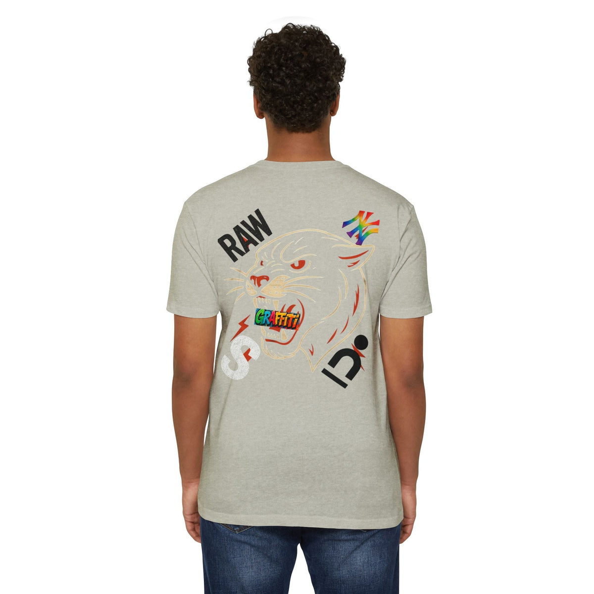 Urban Graffiti Panther T-Shirt | Cool Graphic Tee, Streetwear, Unisex Fashion, Casual Wear, Graphic T-shirt Printify